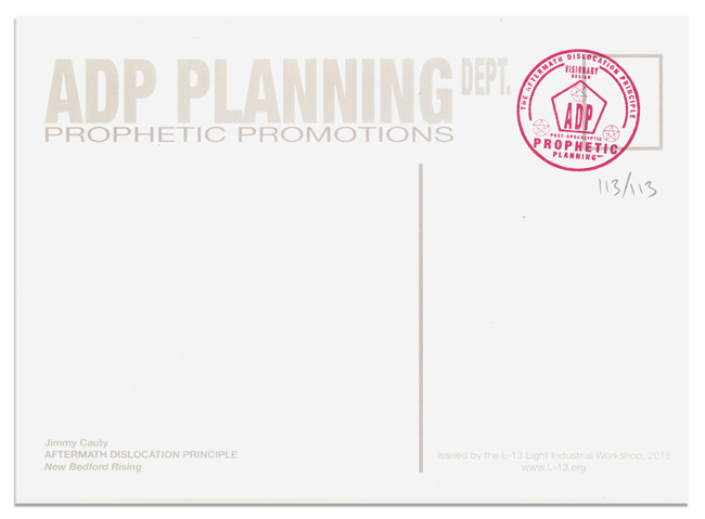 JIMMY CAUTY: ADP Limited Edition Postcard SIGNED